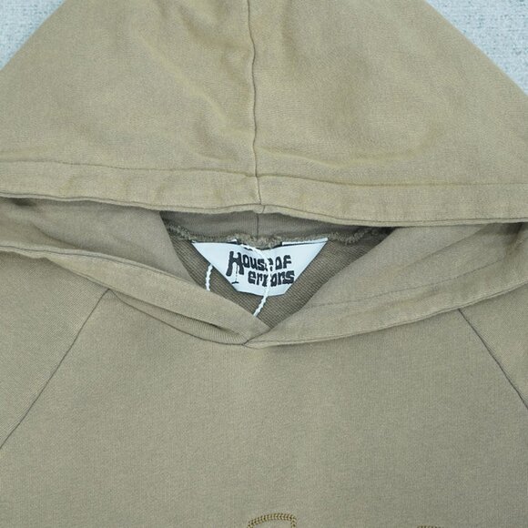House of Errors Khaki Tailors Eye Embroidered Hoodie - Picture 5 of 9
